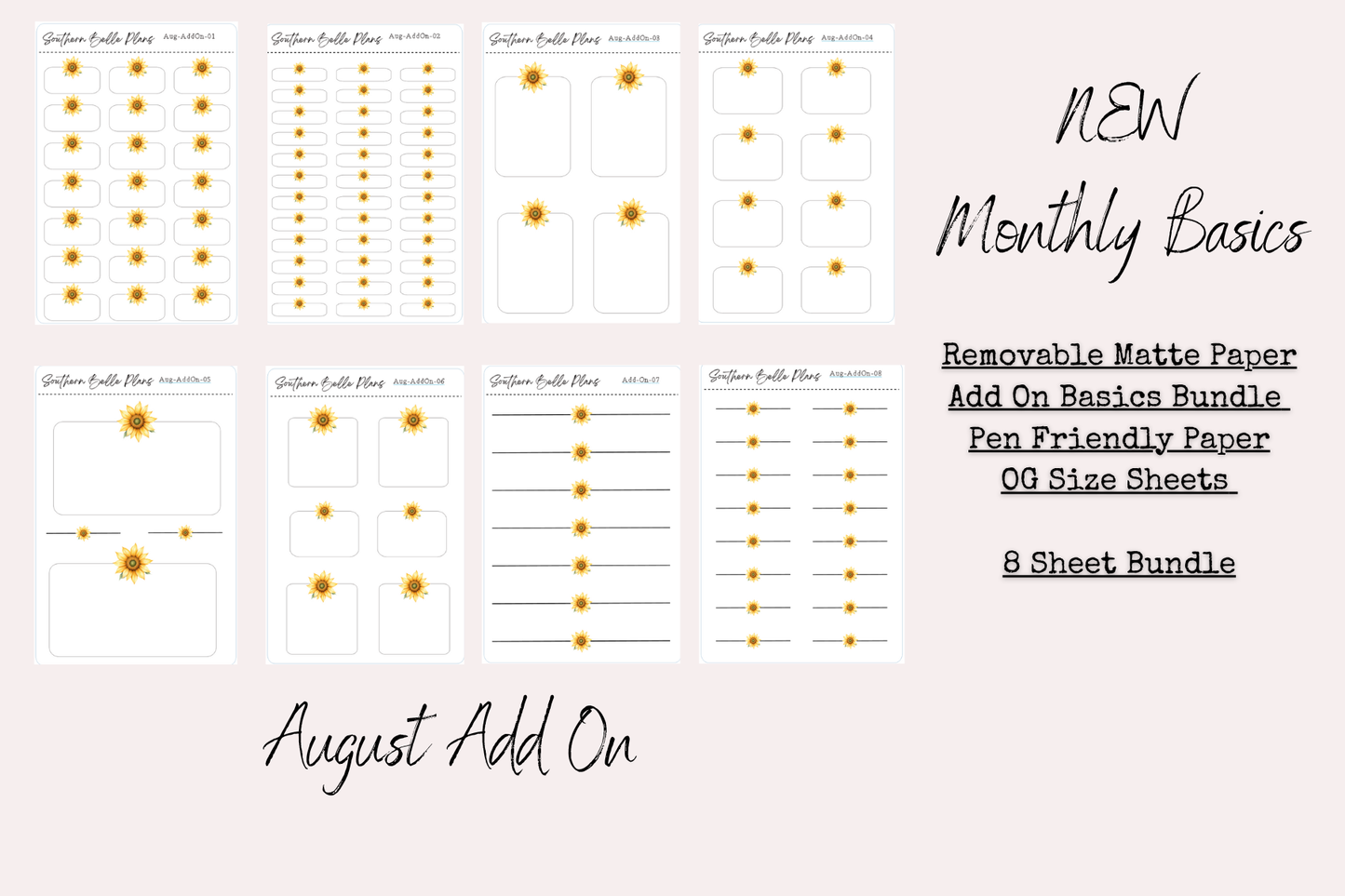 August 2025 Monthly Kit (Please Read Description)