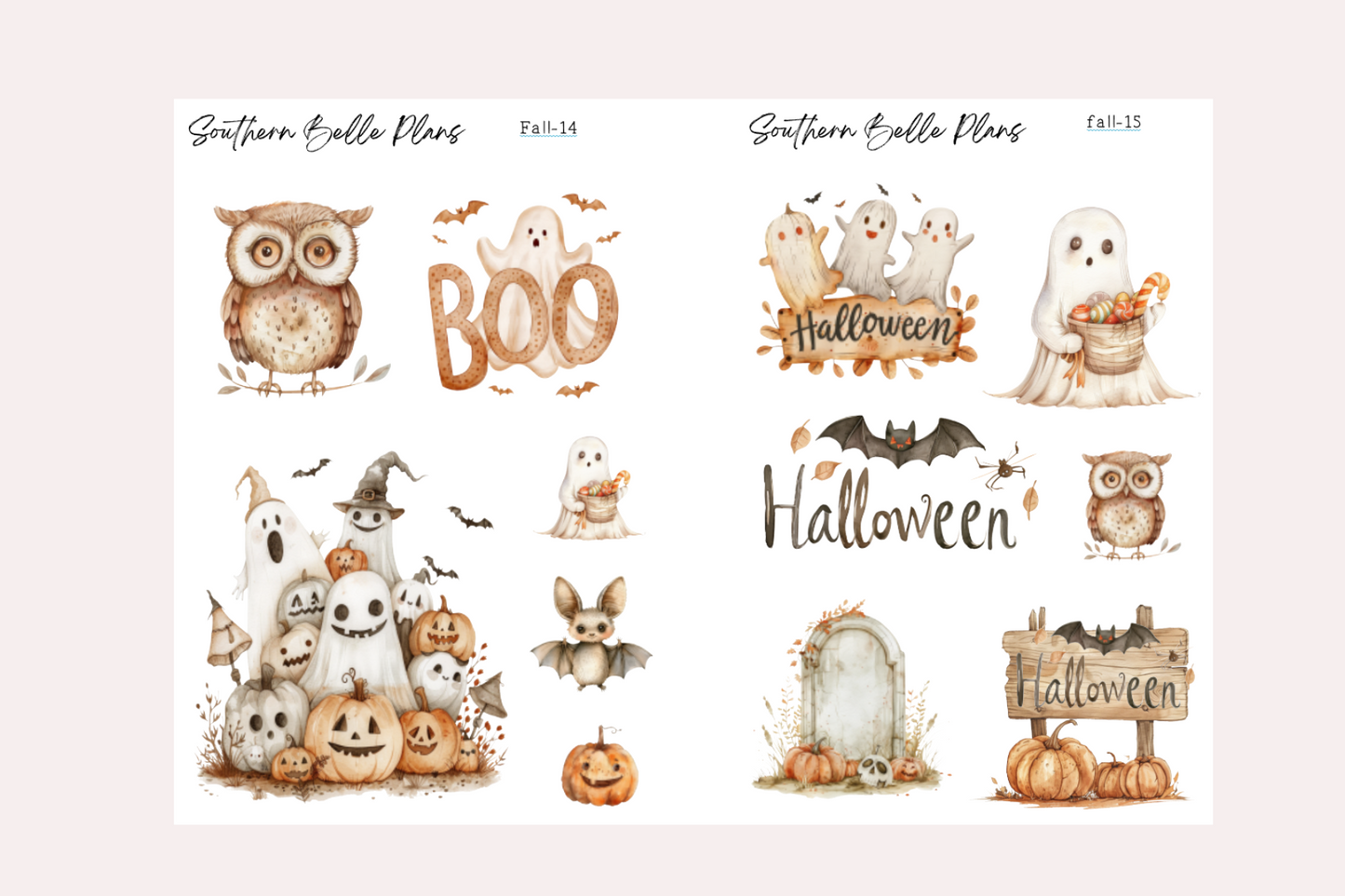 Fall Sheets 14-16