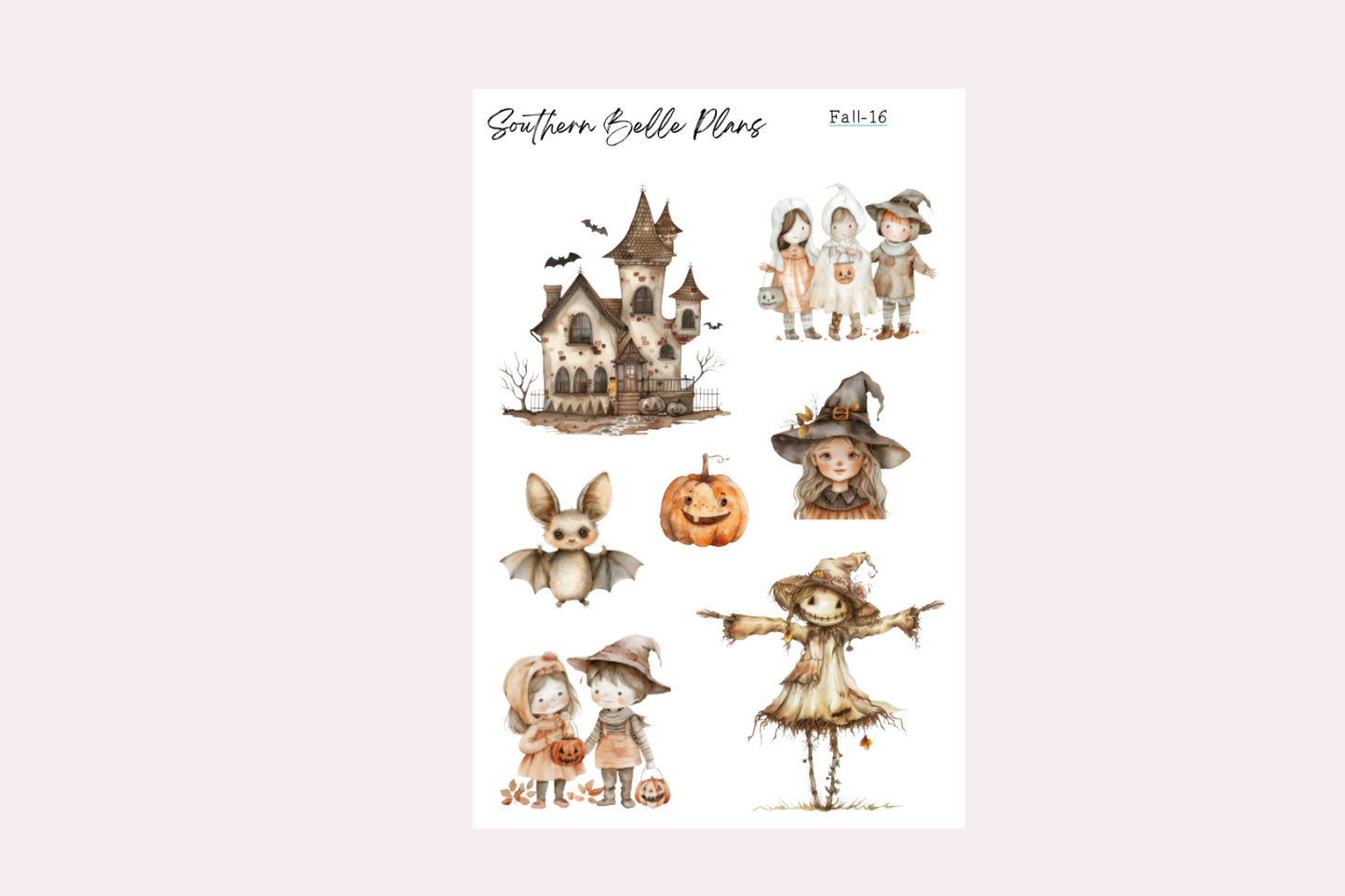 Fall Sheets 14-16