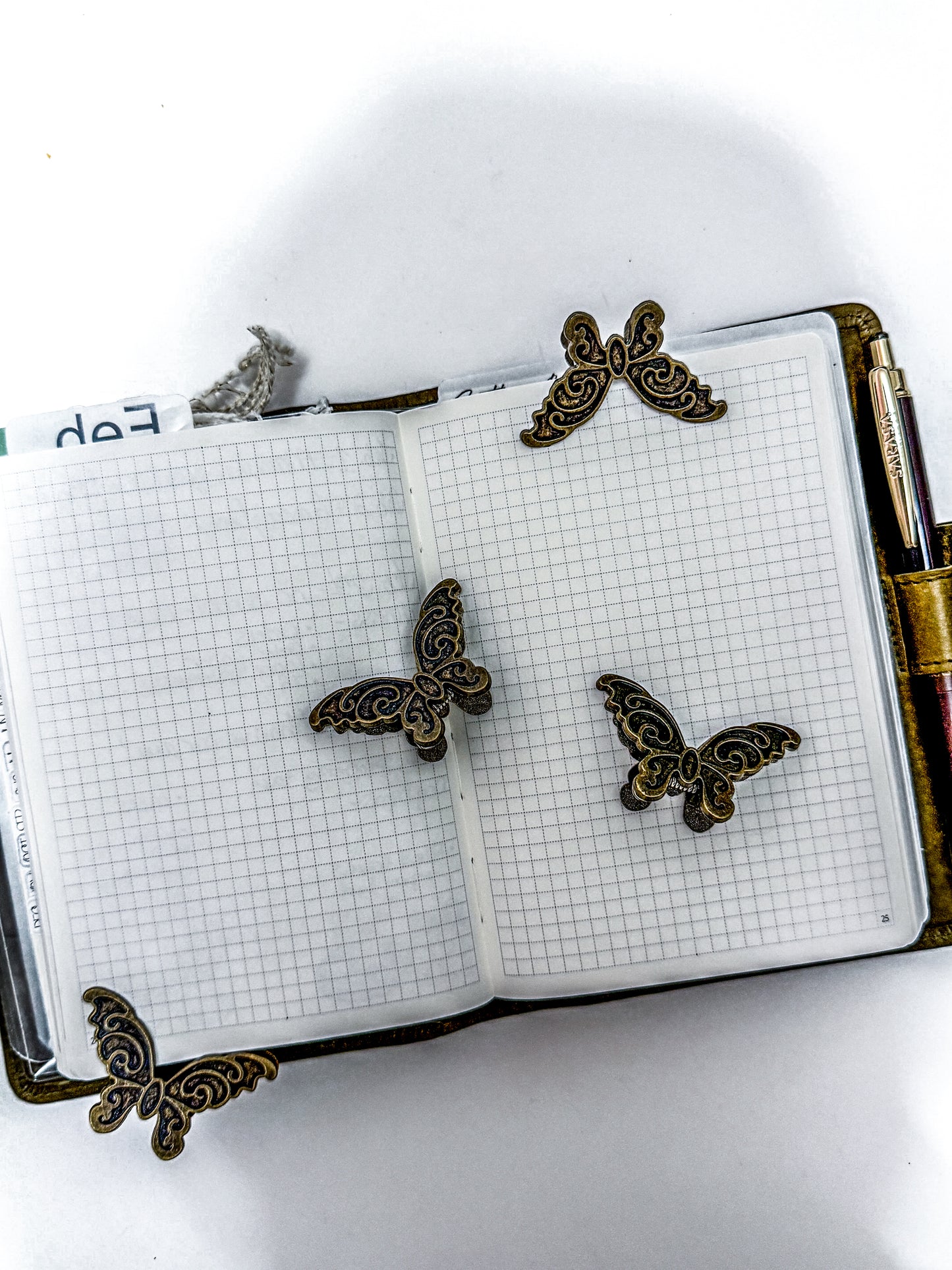 Bronze Tone Butterfly Clip