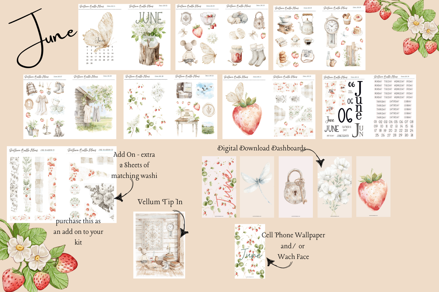 June 2026 Monthly Kit (Read Description)