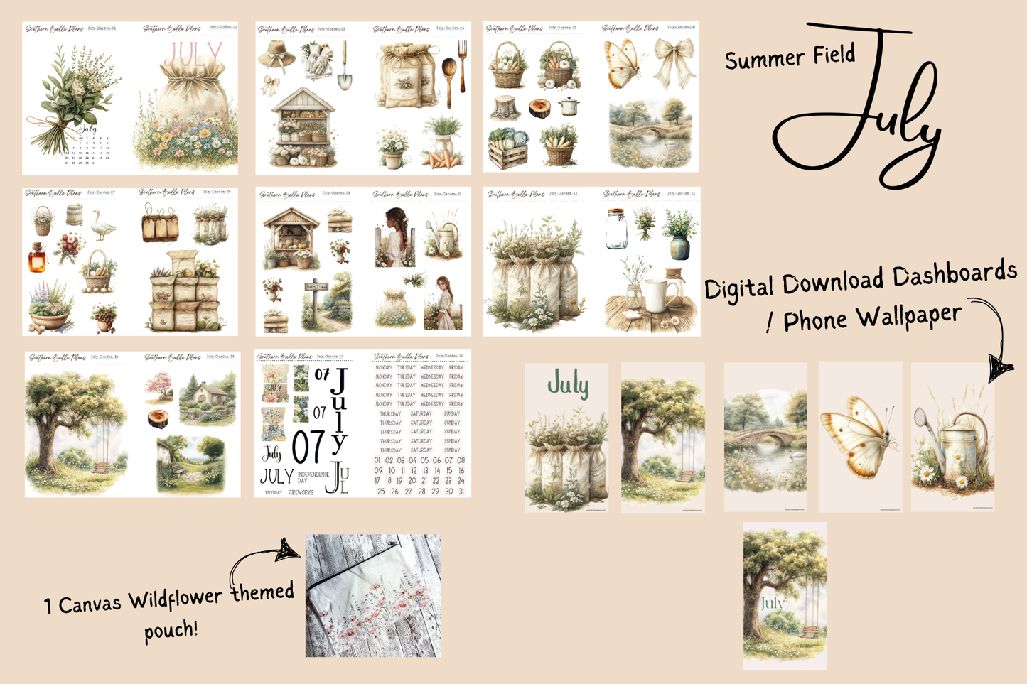 July-2026 Monthly Kit (2 Design Choices)