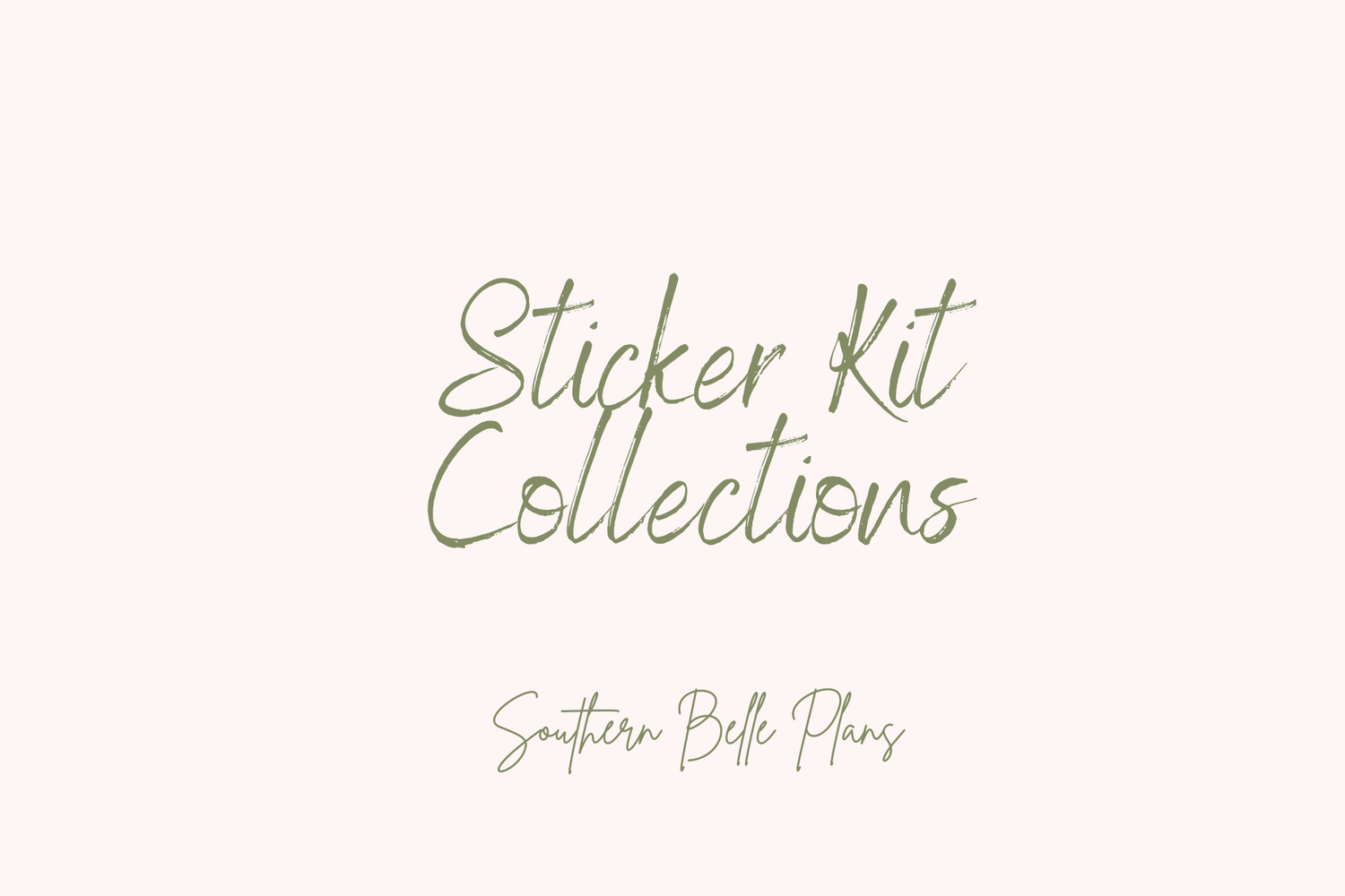 Sticker Collections & Bundles