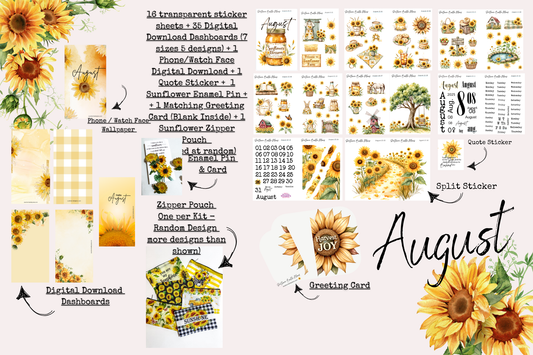 August 2025 Monthly Kit (Please Read Description)