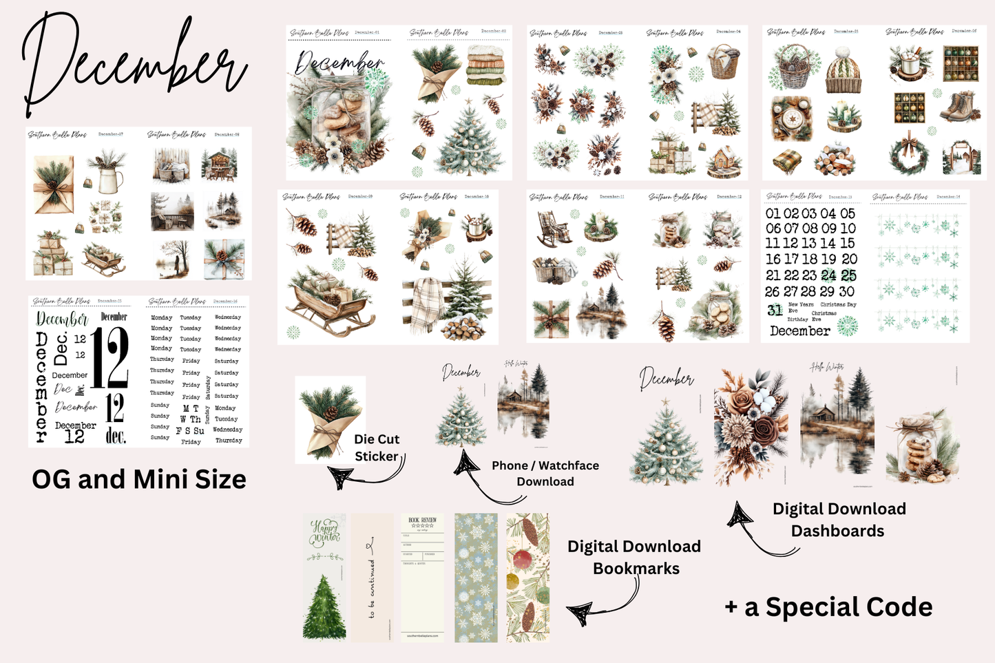 December 2025 Monthly Kit (Read Description)