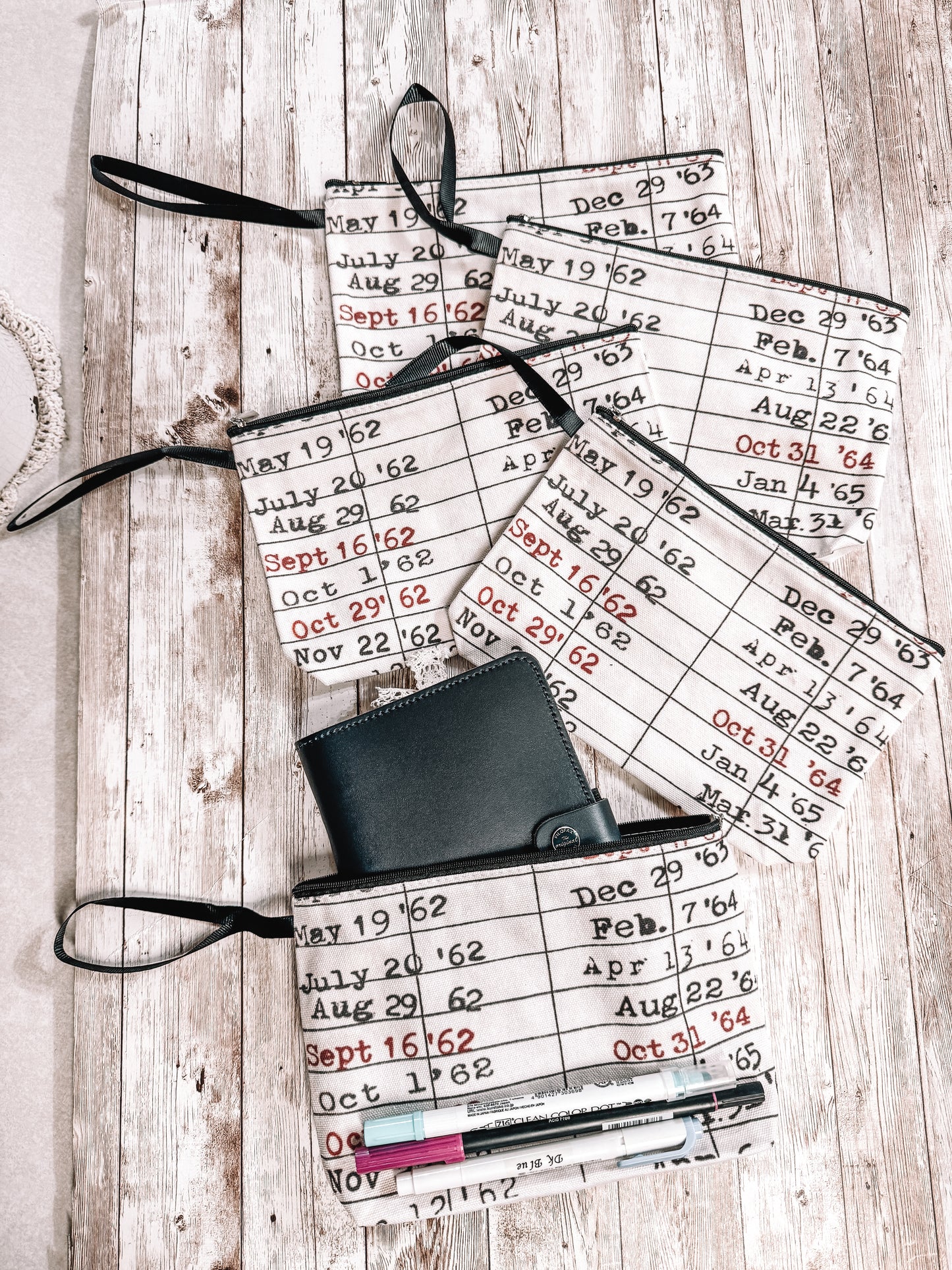 Library Pen / Planner / Pencil Pouch