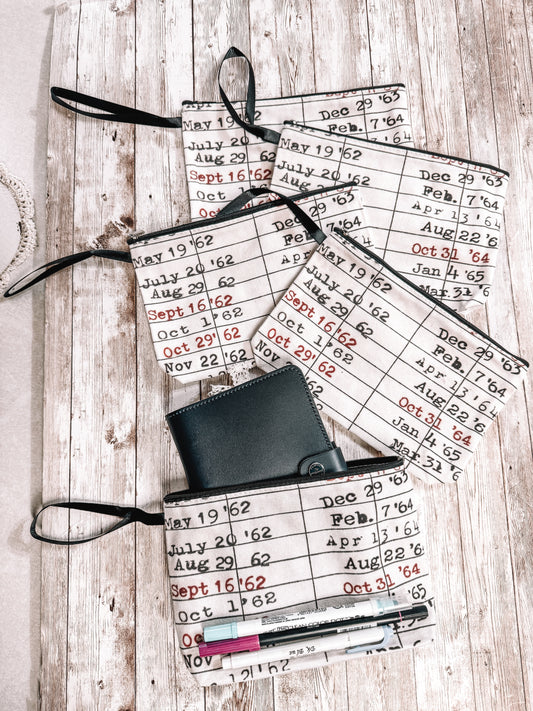 Library Pen / Planner / Pencil Pouch