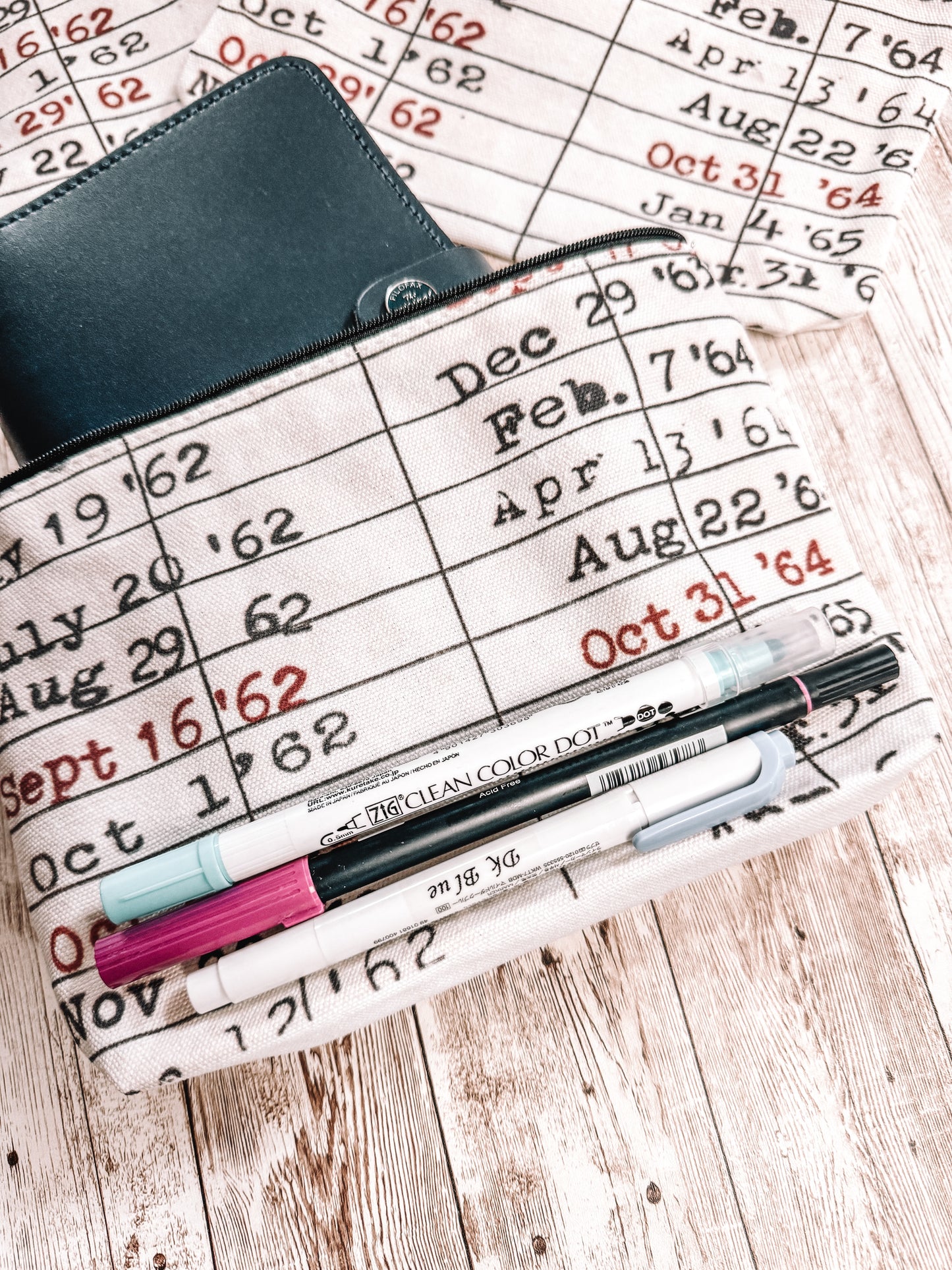 Library Pen / Planner / Pencil Pouch