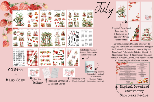July 2025 Monthly Kit (Read Description)