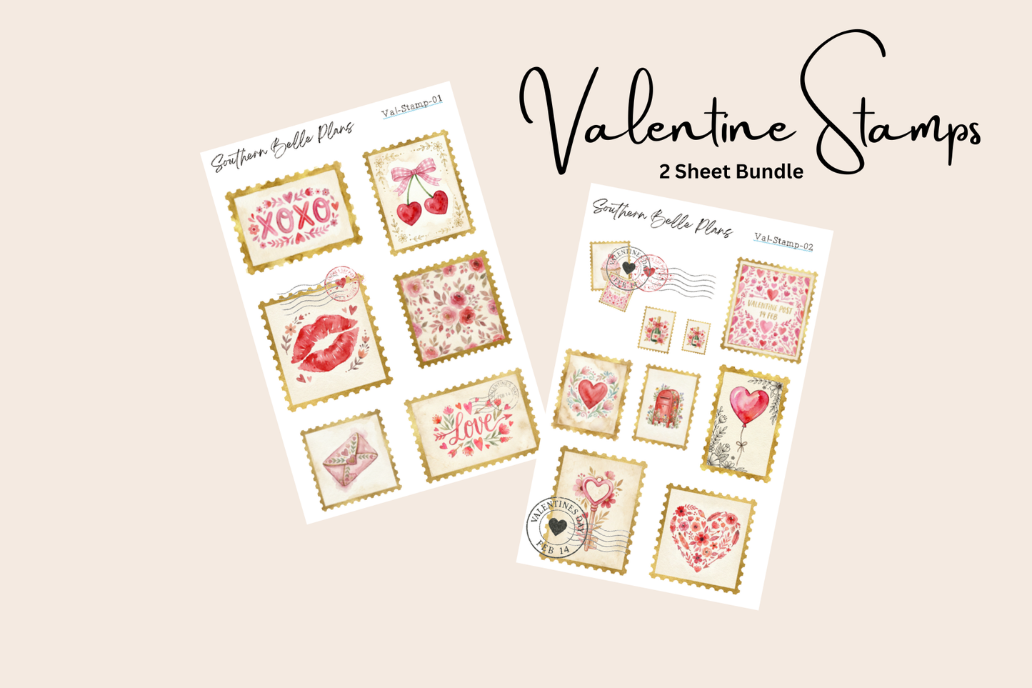 Valentine Stamp Bundle